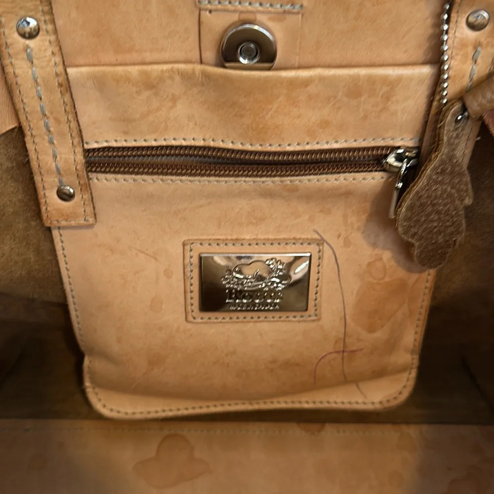 Vintage Roots Brown Leather Tote Bag - Picture 3 of 10